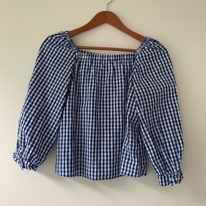 Zara Girls Gingham Blouse
